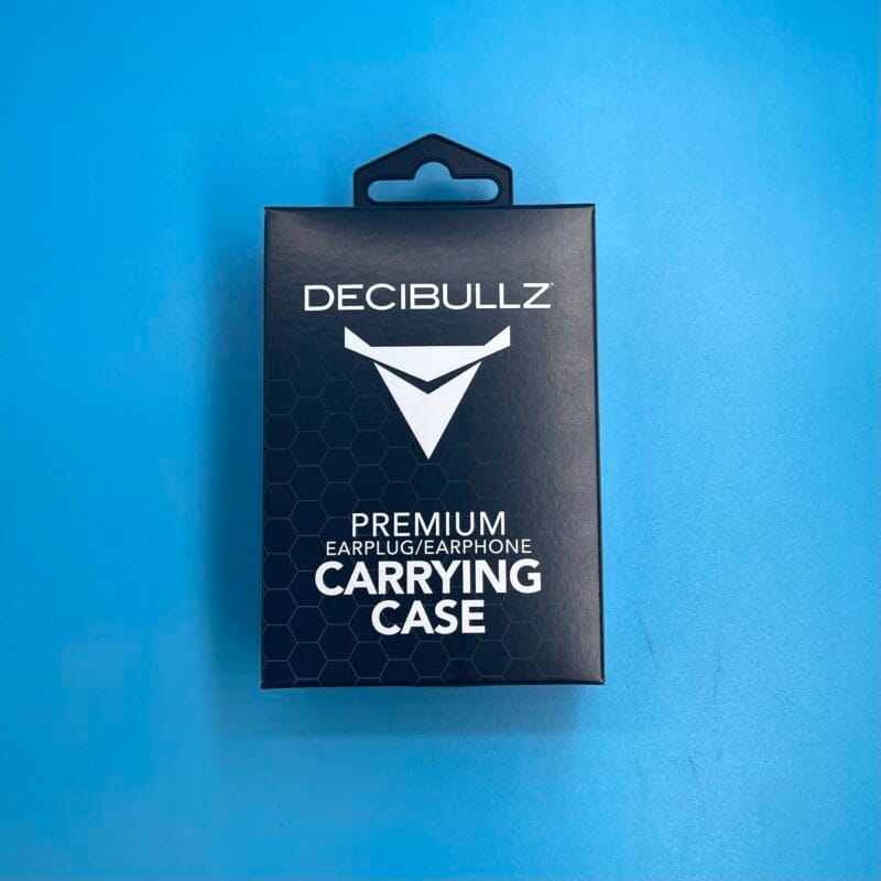 DECIBULLZ EARPLUG AND EARPHONE PREMIUM CARRYING CASE