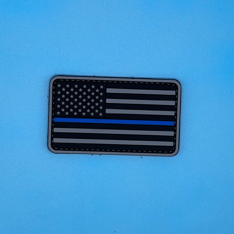 USA FLAG BLUE LINE