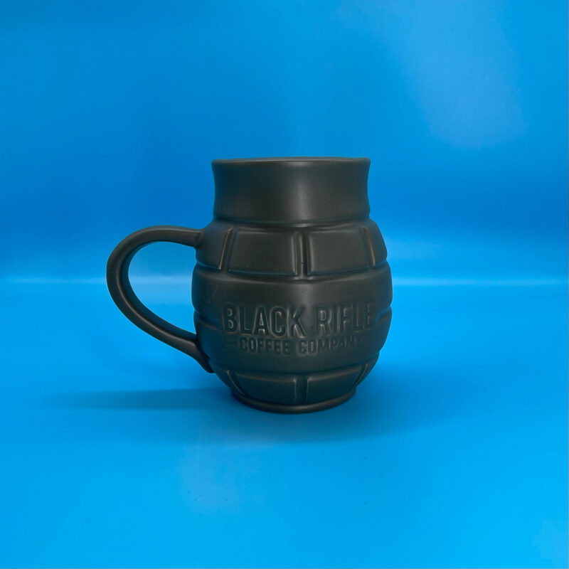 HAND MADE MUG GRENADE GREEN