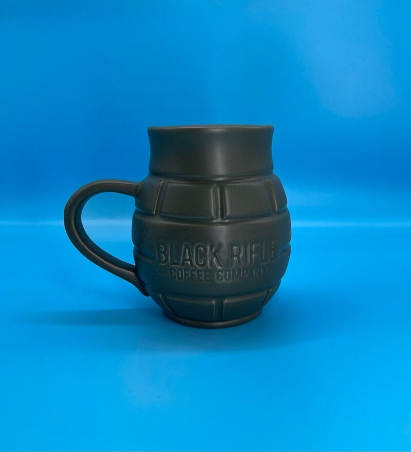 HAND MADE MUG GRENADE GREEN