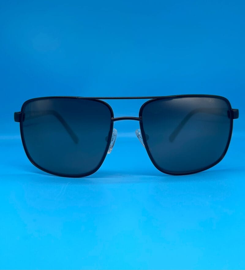 George NIR Polarized Matte Black Black Lens