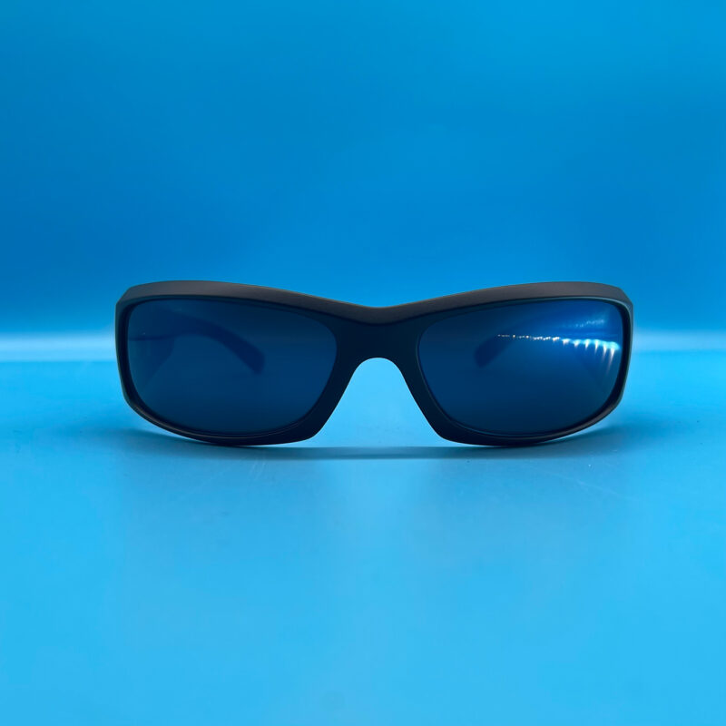 Bucket NIR Polarized Blue Lens Black Matte