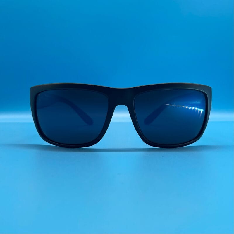 Miller NIR Polarized Matte Black Blue Lens