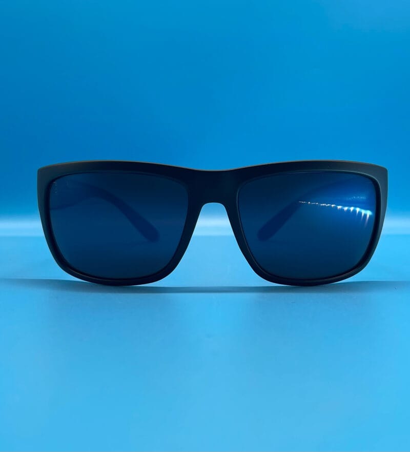 Miller NIR Polarized Matte Black Blue Lens