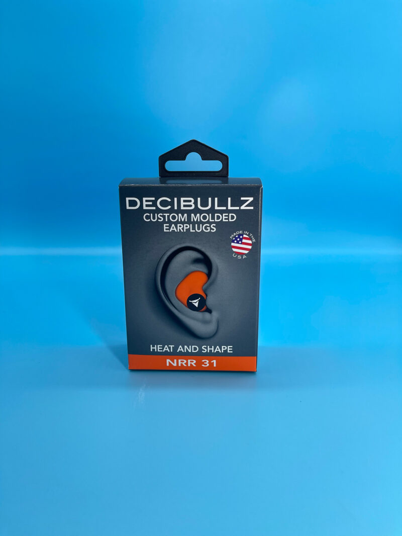 Custom Molded Earplugs Orange