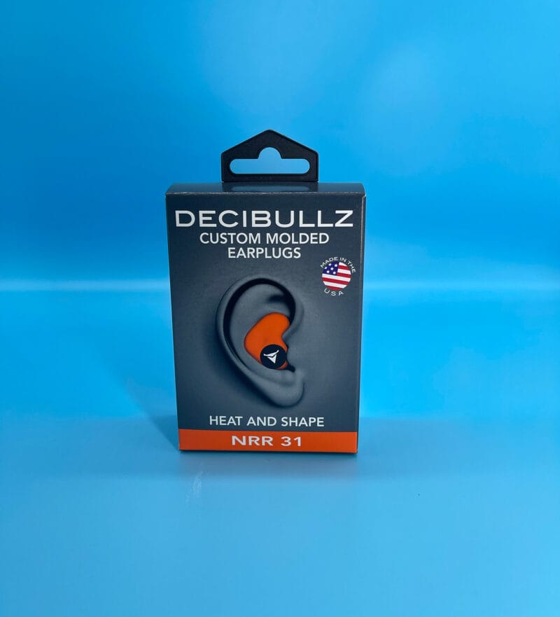 Custom Molded Earplugs Orange