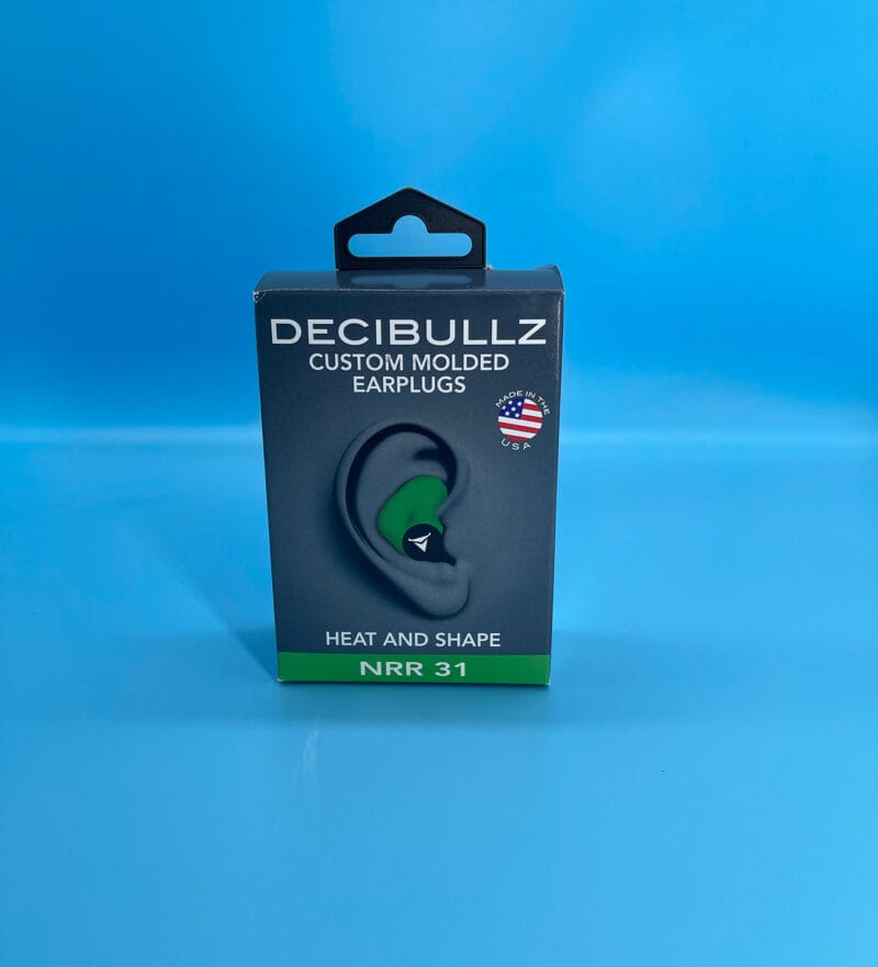 Custom Molded Earplugs Green