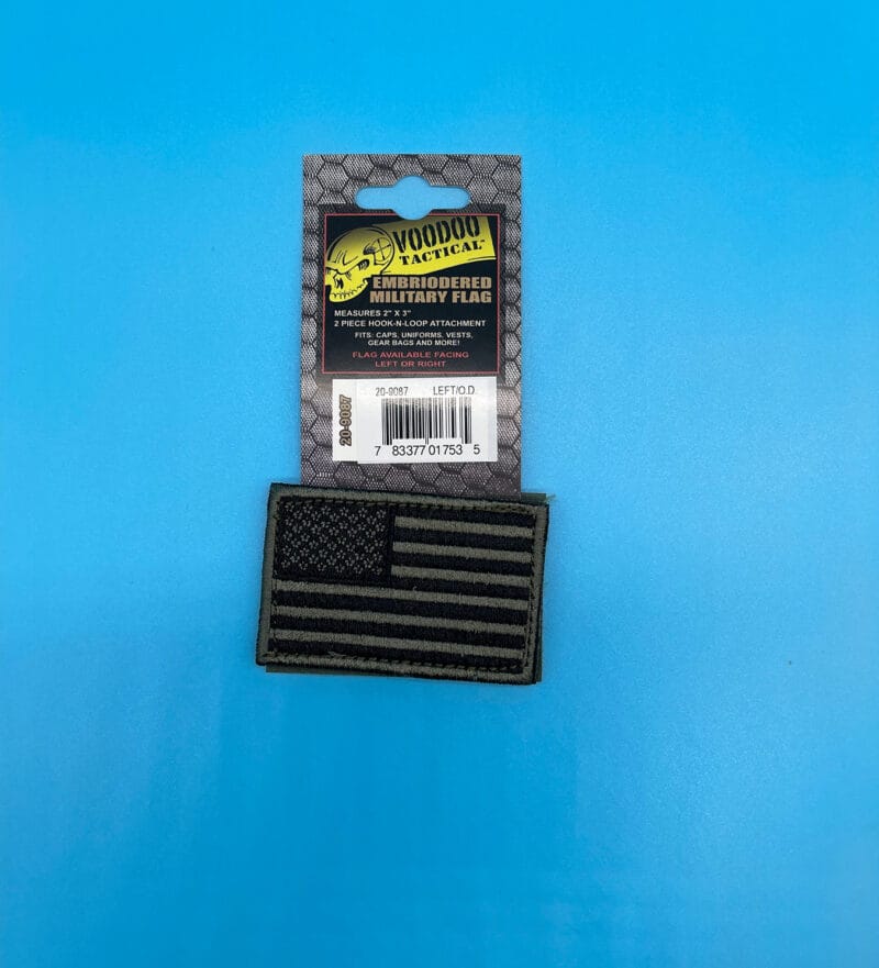 American Flag Left side OD Green