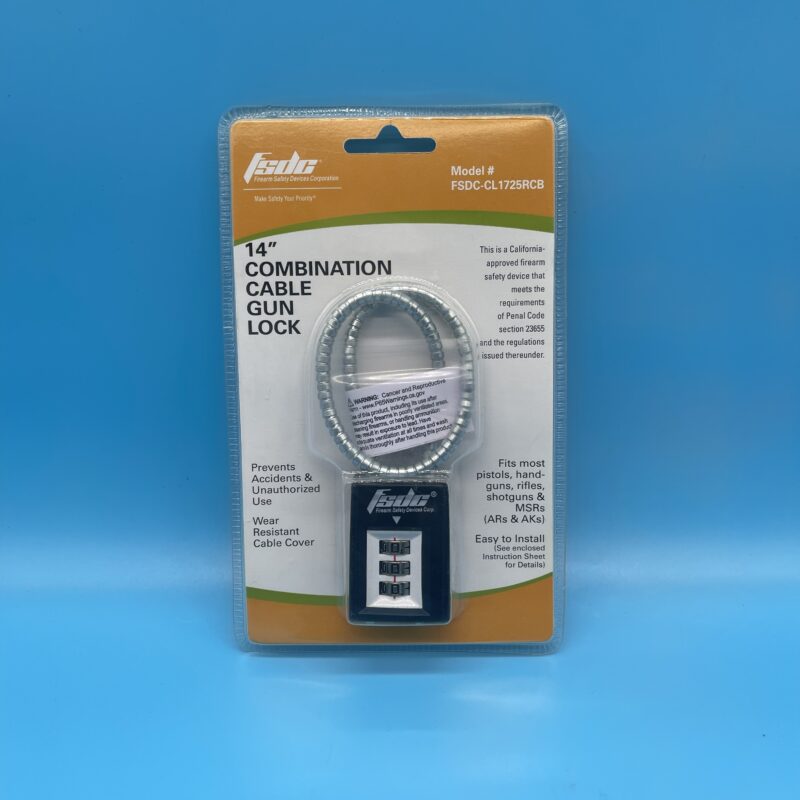 Combination Cable Gun Lock